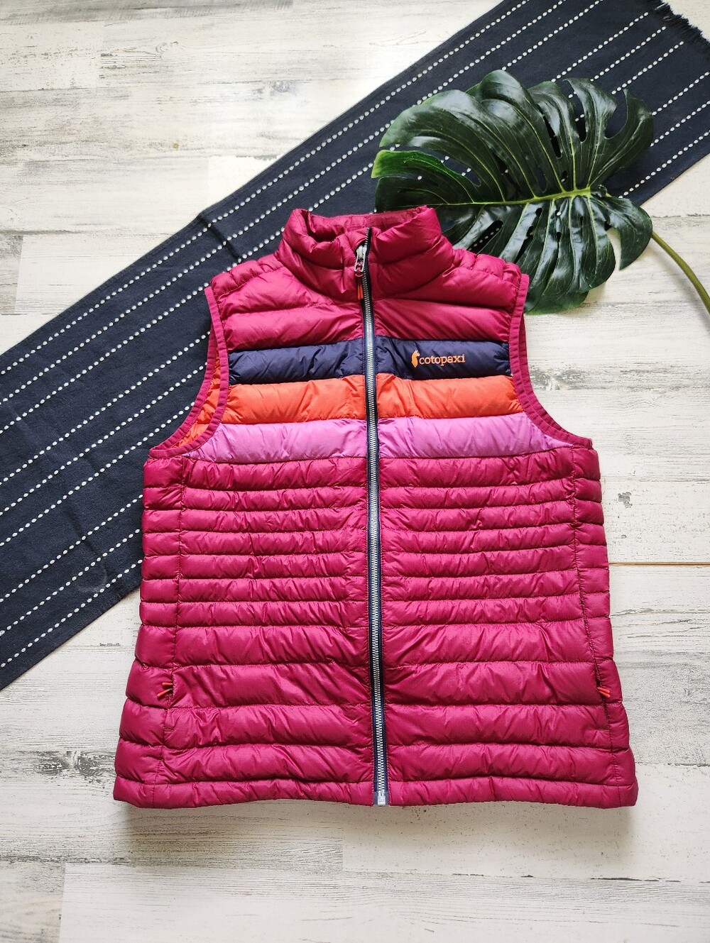 Cotopaxi Womens Fuego Down Vest Pink Orange Size Medium